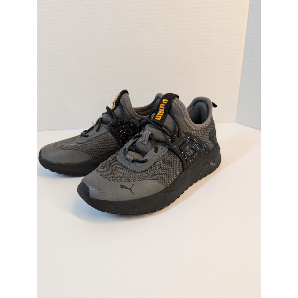 Puma Kids Pacer Future Doubleknit Running Size 13C Blck/Gray